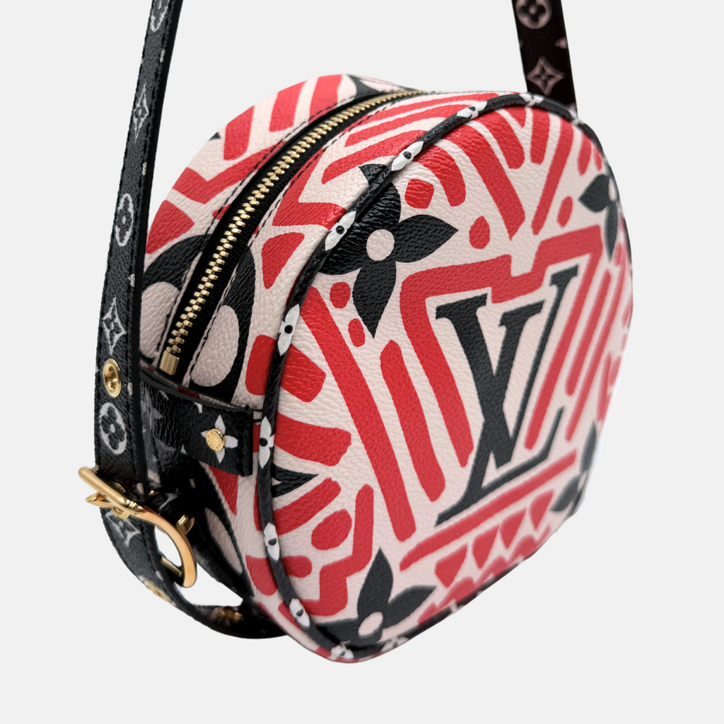 Crafty Boite Chapeau Souple Rouge Giant Monogram