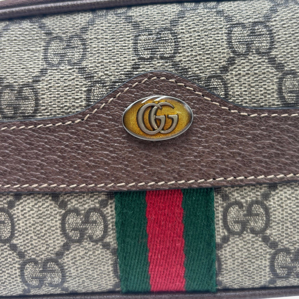 Ophidia GG Supreme Belt Bag Brown Canvas