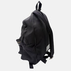 City Backpack Black Canvas and Leather