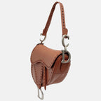 Saddle Bag Brown Studded