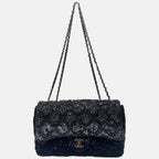 Flap Bag Quilted Sequins Medium