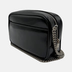 Lou Camera Bag Black Patent Leather Mini