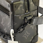 LOUIS VUITTON MINI SOFT TRUNK BLACK WARRIOR BOX BAG