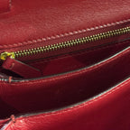 CELINE TEEN SMALL BAG IN BOX CALFSKIN RED (TOFU BAG)