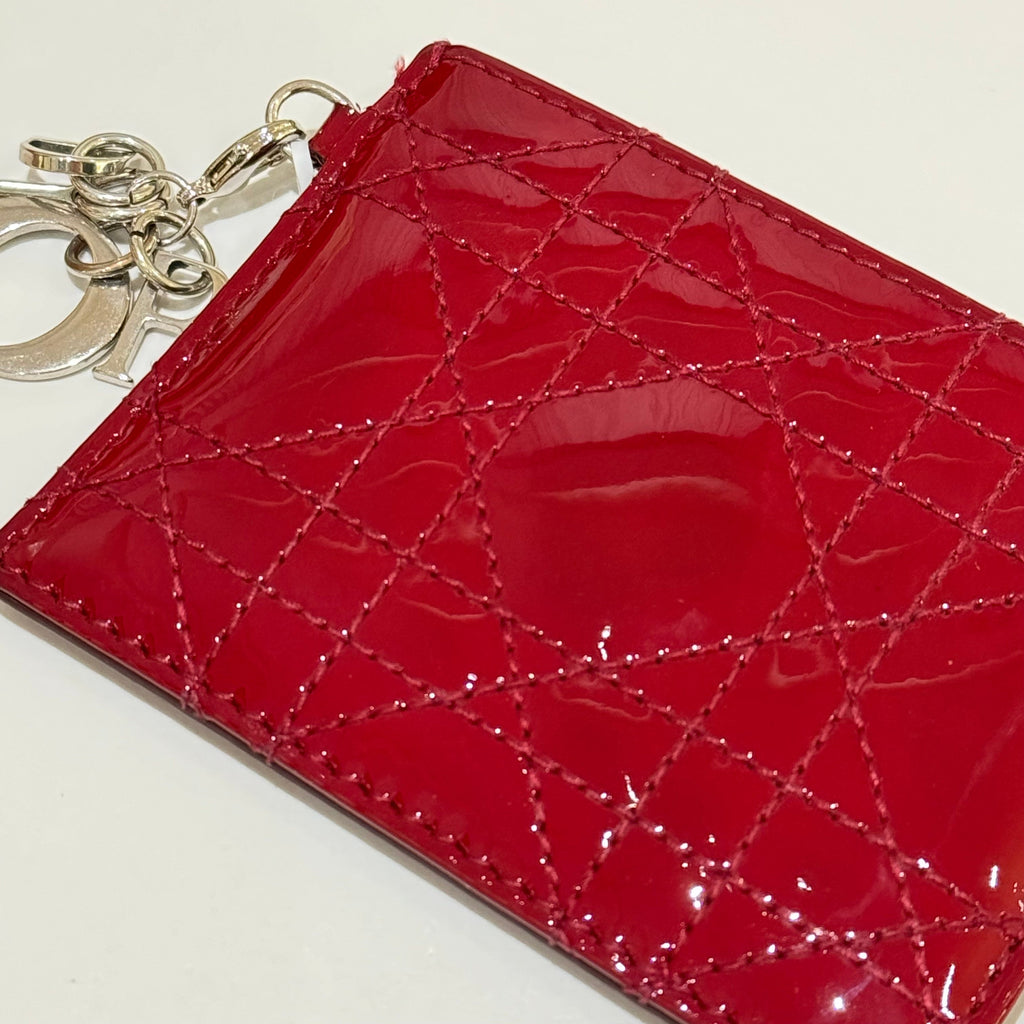 LADY DIOR FREESIA CARD HOLDER