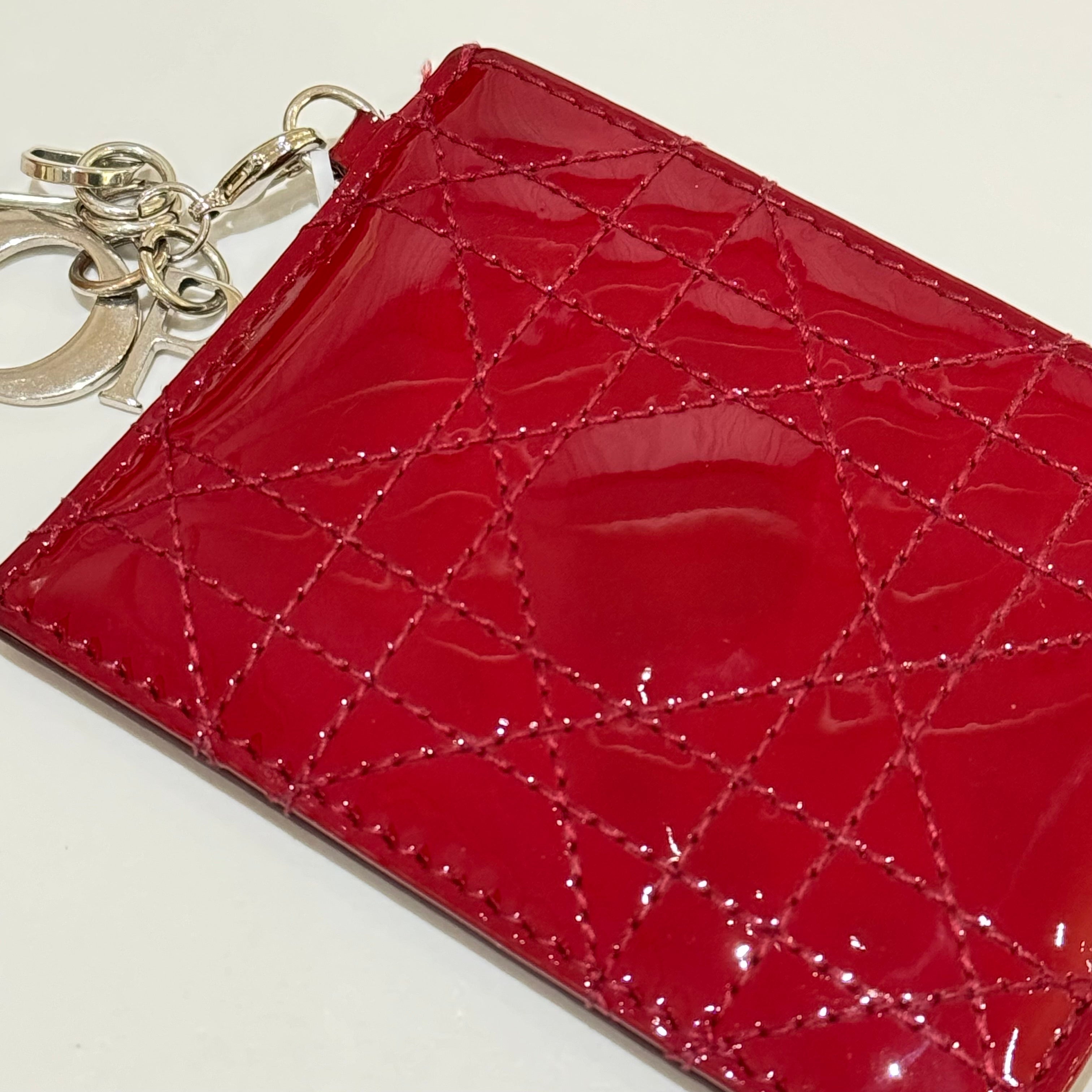 LADY DIOR FREESIA CARD HOLDER