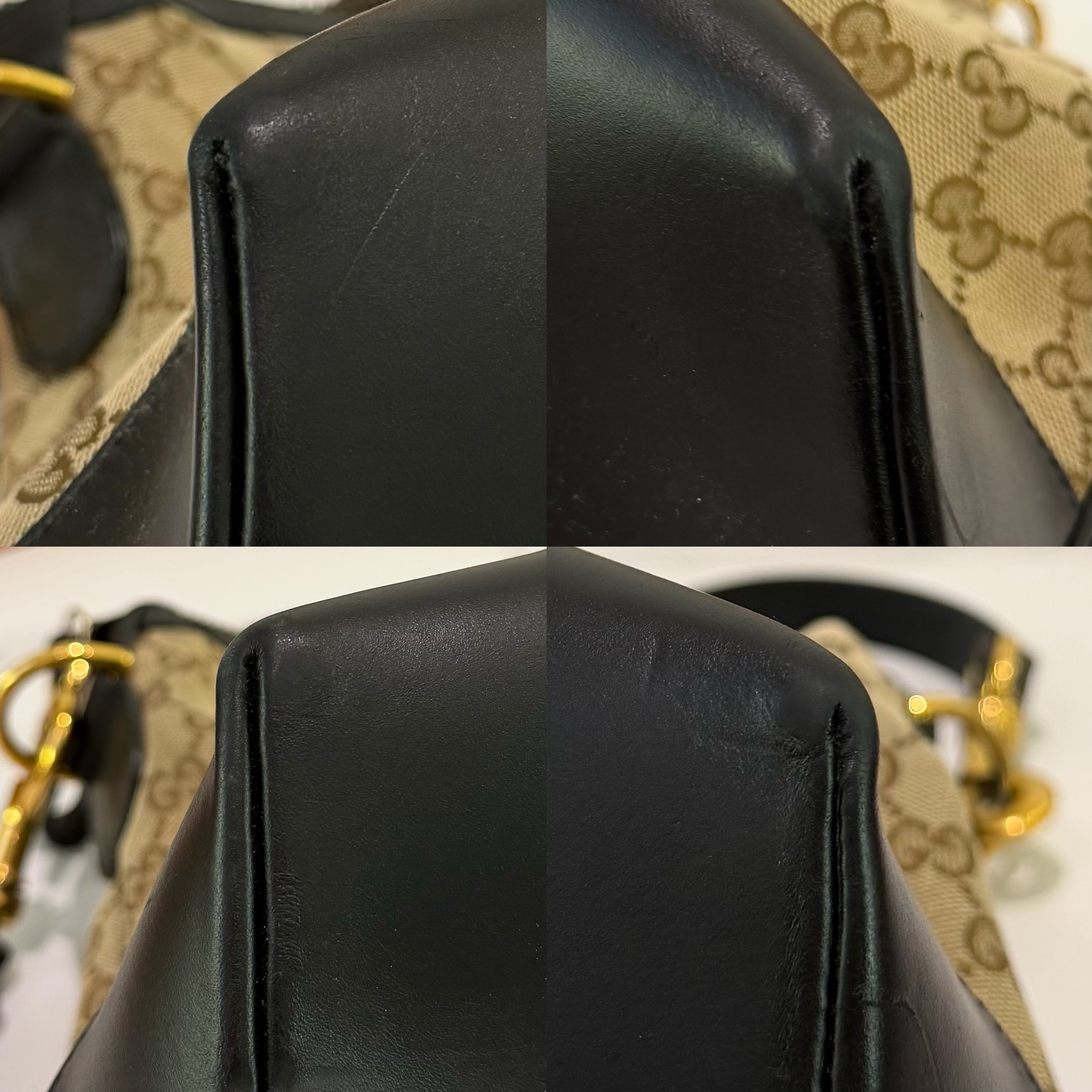 GUCCI VINTAGE STUDDED TOTE BAG