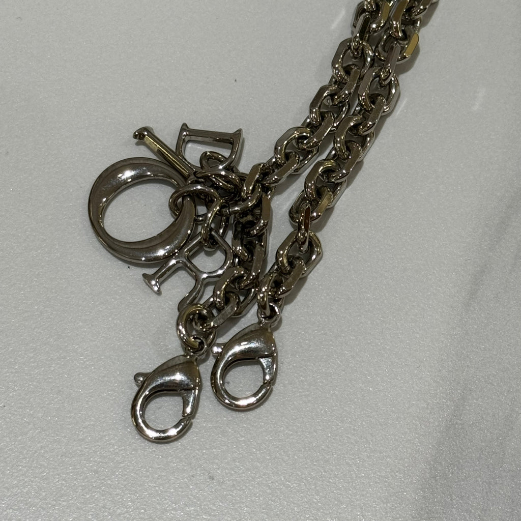 MISS DIOR PEARLESCENT PINK-PURPLE CHAIN BAG