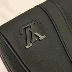 Louis Vuitton Keepall XS Black Leather Top Handle Shoulder Crossbody Bag