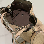 Louis Vuitton Bella Perforated Leather Bucket Bag