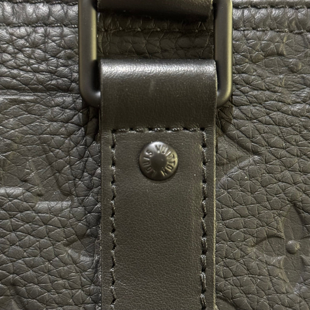 LOUIS VUITTON KEEPALL 35 EMBOSSED SHOULDER & CROSSBODY BAG