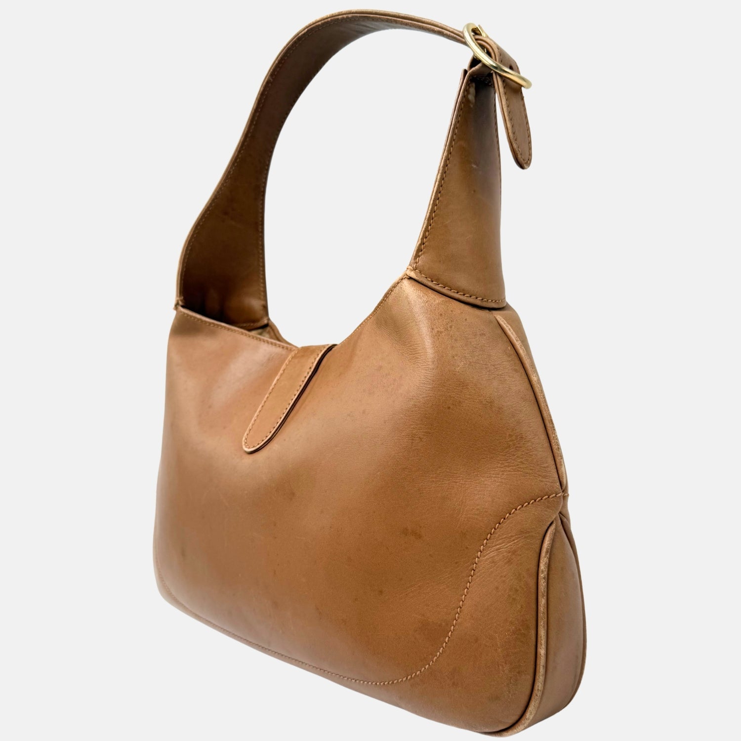 Jackie Hobo Bag Camel Leather