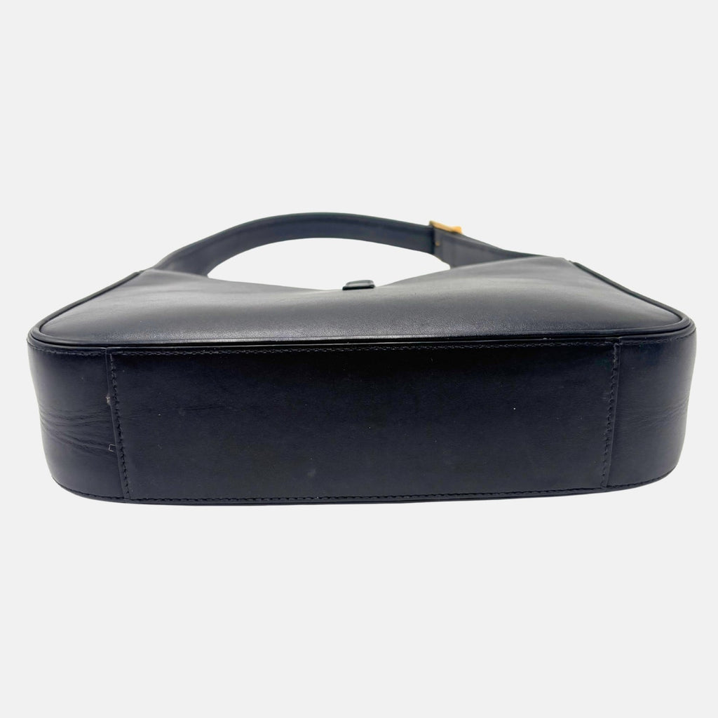 Le 5 à 7 Hobo Bag Black Leather