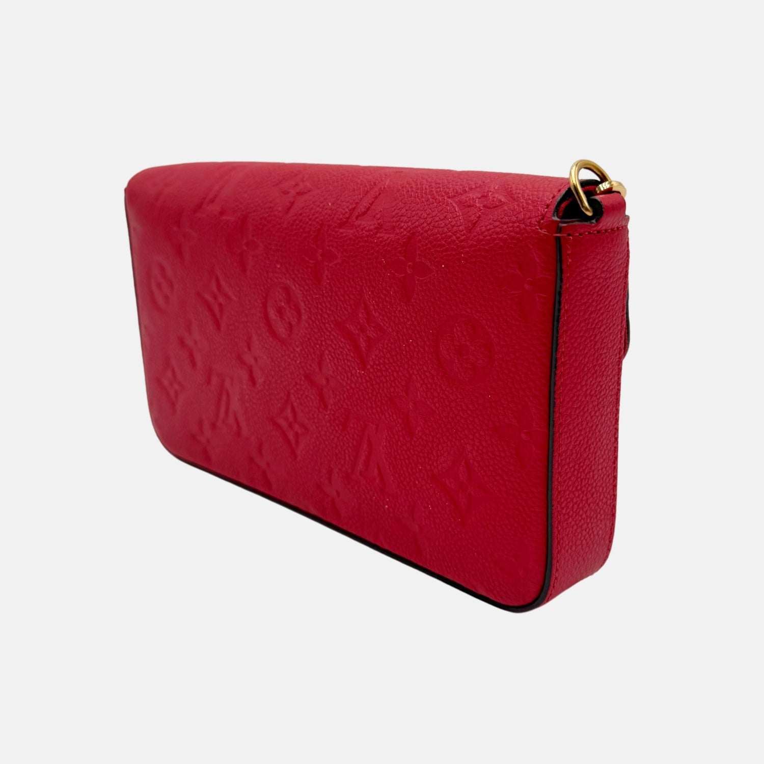 Pochette Felicie Chain Wallet Red Empreinte