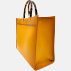 Sunshine Shopper Tote Mimosa Vitello Plexiglass Large