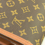 LOUIS VUITTON Vintage Gold Ring Wheel Bag