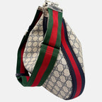 Attache Shoulder Bag Beige Supreme Monogram Calfskin Large
