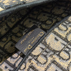 Dior Saddle Oblique Woven Logo Small Saddle Bag