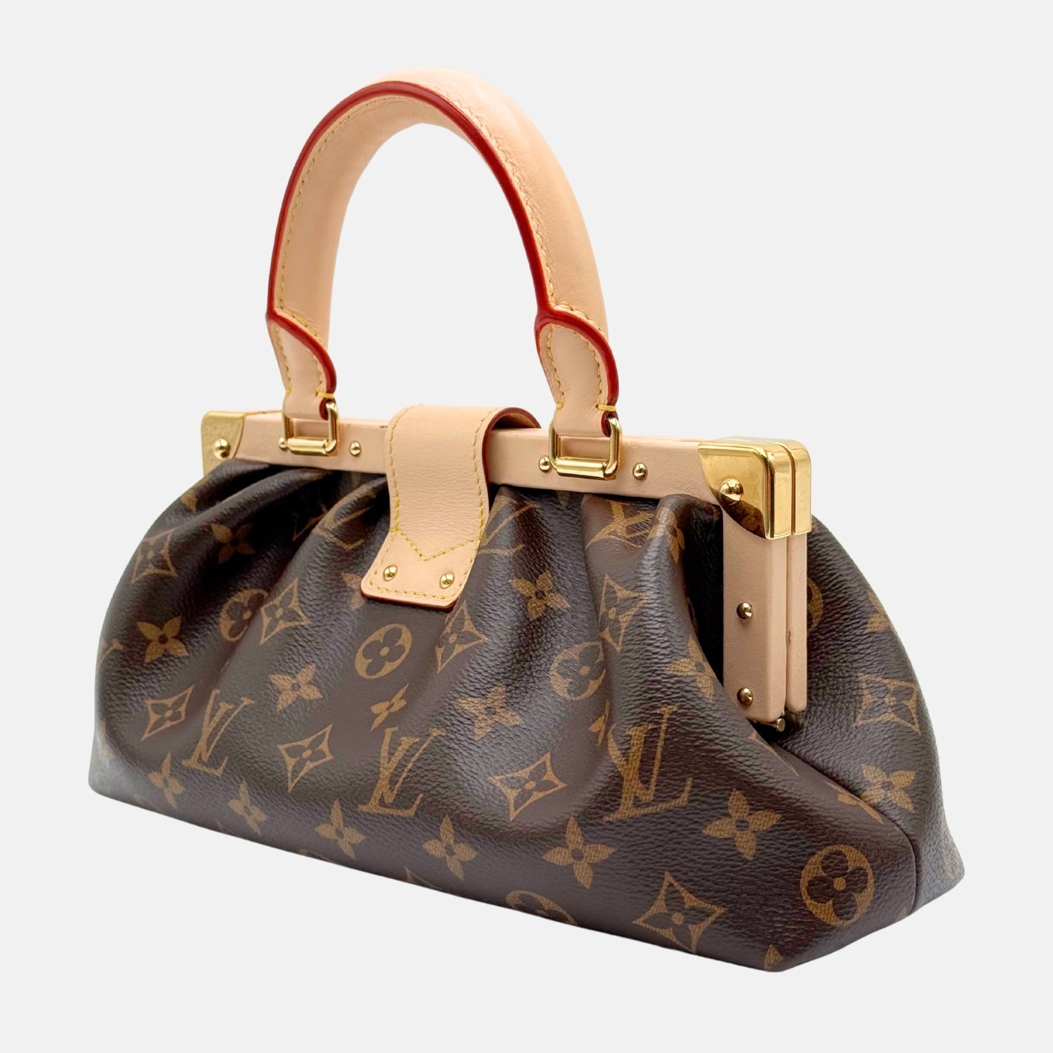 Top Handle Chain Clutch Monogram