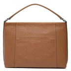 Coach Pebbled Leather Scout Hobo Saddle Soft Zipper Handbag Bag Brown Purse NEW