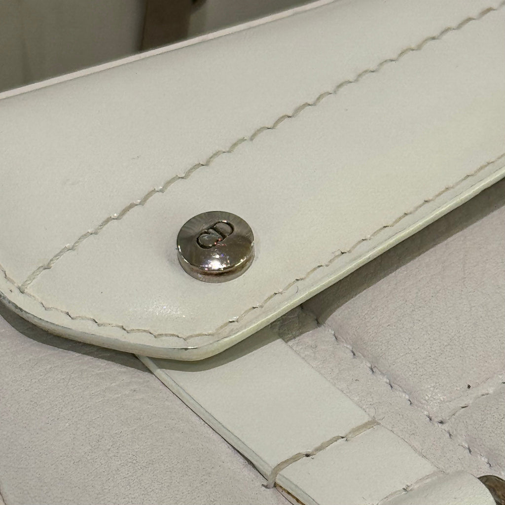 DIOR PUNK WHITE VINTAGE SHOULDER BAG