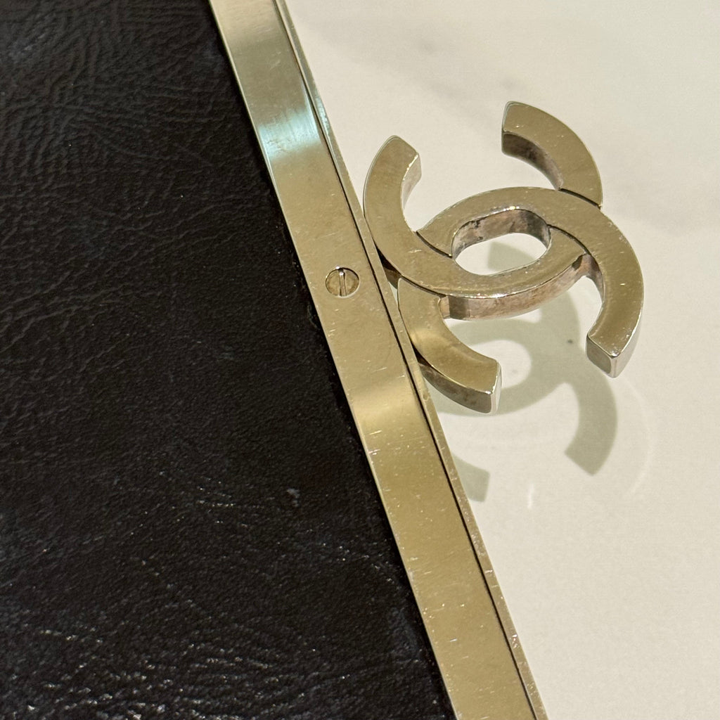 CHANEL CF OIL WAX LEATHER VINTAGE SHOULDER BAG