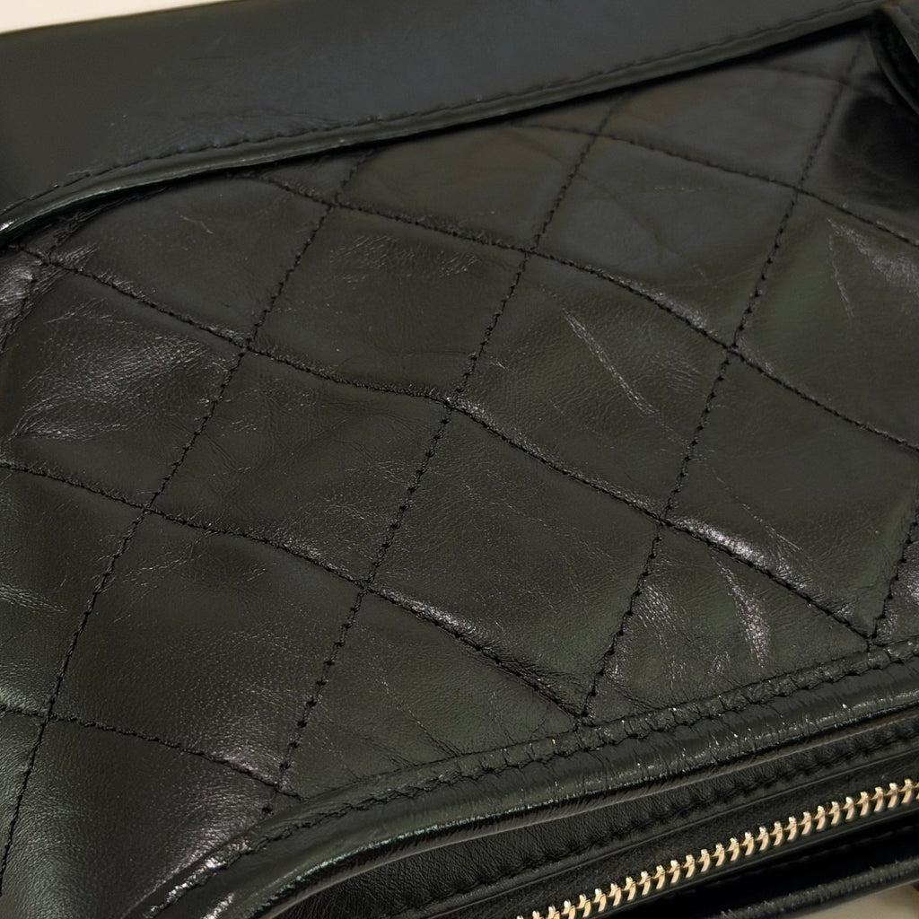 Chanel Gabrielle Small Black with Gold Hardware