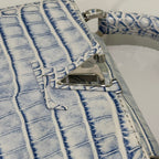 LOUIS VUITTON CAPUCINES MINI GRADIENT BLUE CROCODILE LEATHER