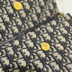 DIOR OBLIQUE WALLET ON CHAIN