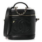 Lambskin Timeless Vanity Cosmetic Case Black