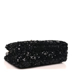 Sequin Nano Kelly Shopper Black