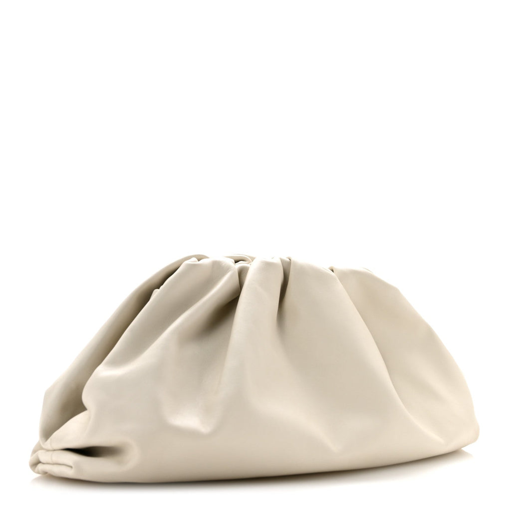 Smooth Butter Calf The Pouch Oversized Clutch Mist