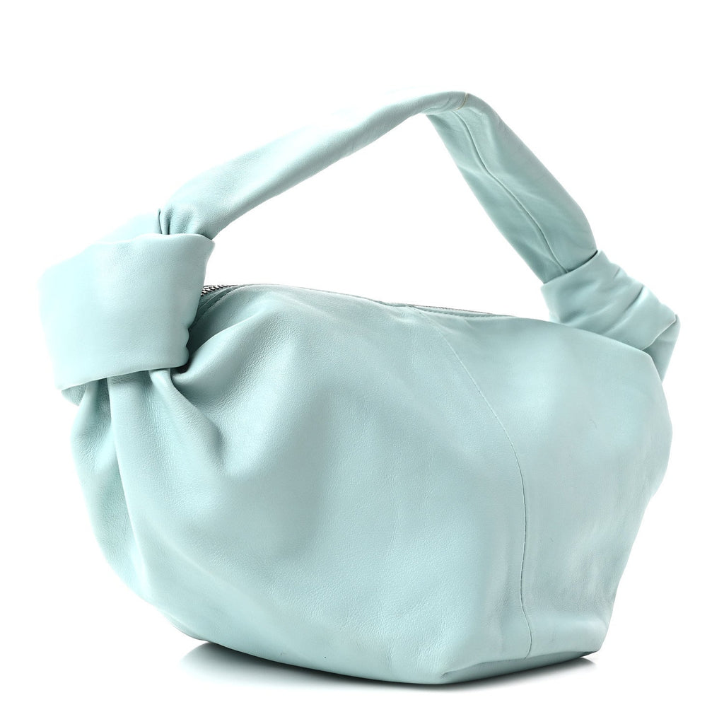 Calfskin Mini Double Knot Bag Spearmint