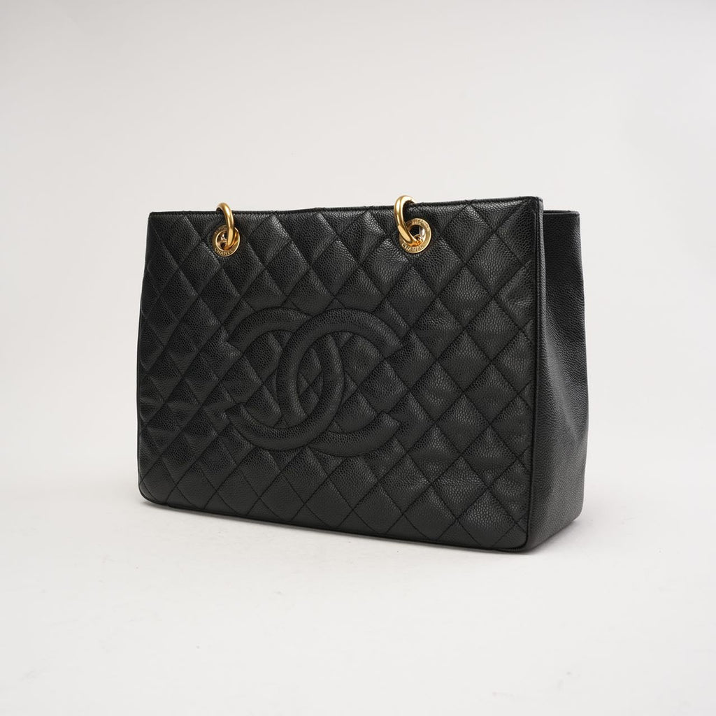 Chanel Grand Shopping Tote (GST) Caviar Black 2014