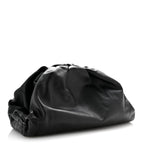Smooth Butter Calf The Pouch Oversized Clutch Black