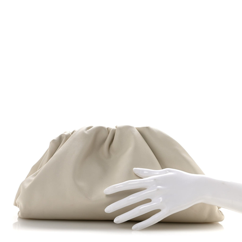 Smooth Butter Calf The Pouch Oversized Clutch Mist