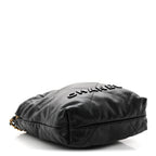 Shiny Caviar Quilted Monochrome Mini Chanel 22 Black