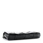 Paper Calfskin Intrecciato Stretch Cassette Black