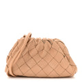 Nappa Intrecciato Coin Purse Almond