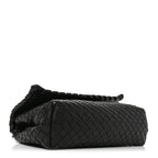 Nappa Intrecciato Baby Olimpia Shoulder Bag Black