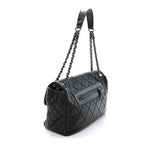 Caviar Quilted Coco Casual Flap Black