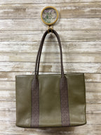 Handbag Designer By Michael Kors In Brown & Green, Size:Large