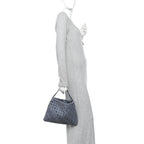 Suede Intrecciato Medium Dustbag Cloudy Indigo