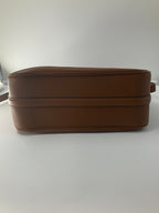 Gucci Half Horsebit Shoulder Bag In Brown Leather, Size: Medium