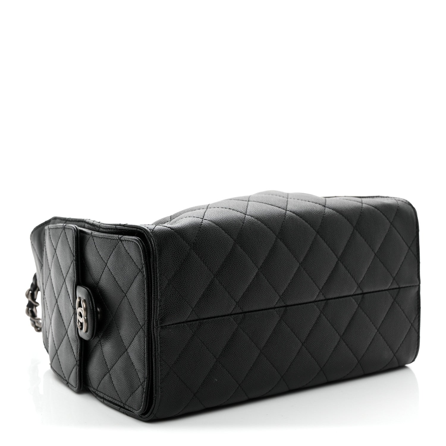 Caviar Quilted Small Chanel 25 Handbag Black