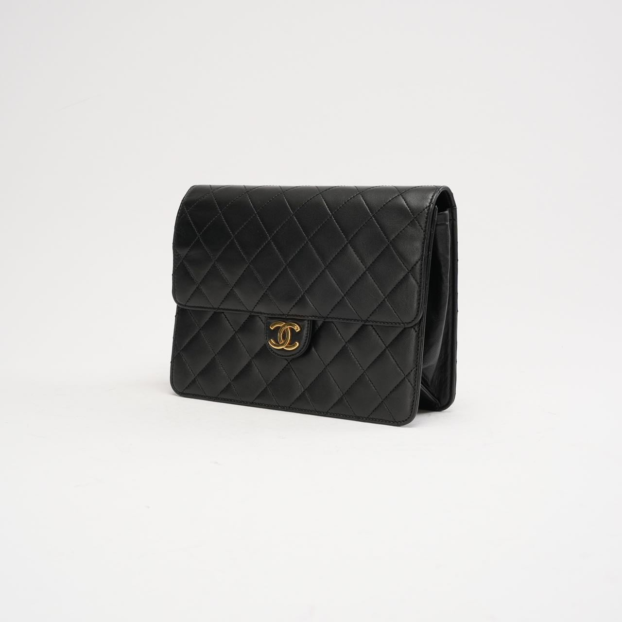 Chanel Flap Bag Small Lamb Black 2002
