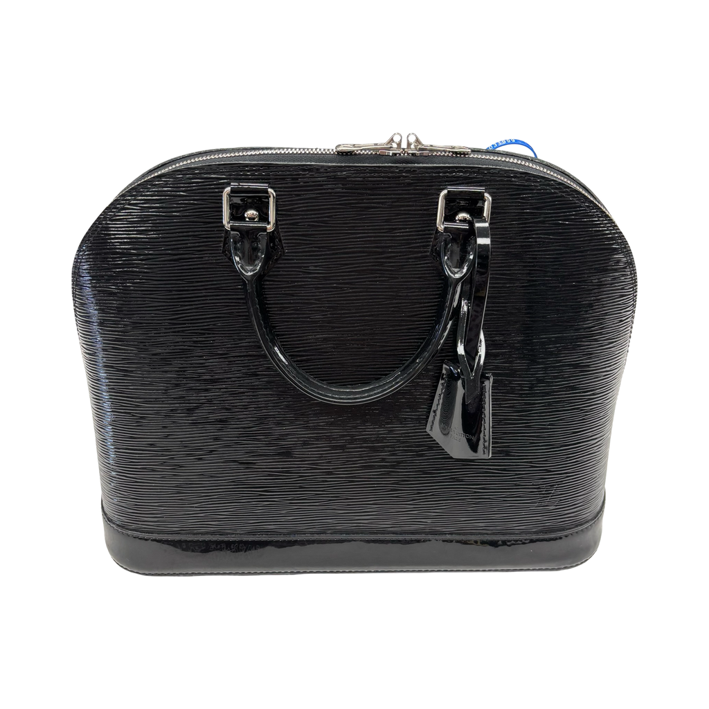 Handbag Luxury Designer By Louis Vuitton In Black, Size:Large