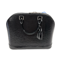 Handbag Luxury Designer By Louis Vuitton In Black, Size:Large