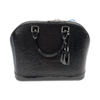 Handbag Luxury Designer By Louis Vuitton In Black, Size:Large