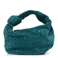 Suede Calfskin Intrecciato Teen Jodie Hobo Scuba